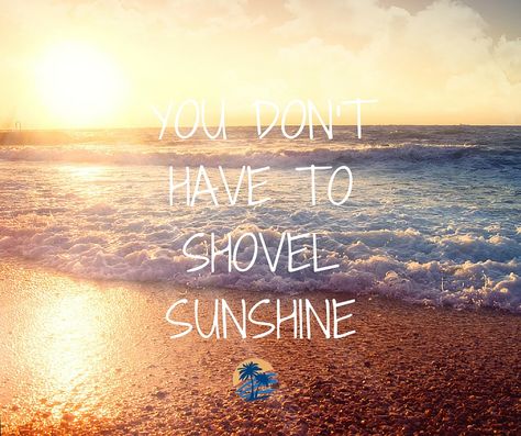 You Don't Have to Shovel Sunshine Beach Quote Winter Cold Snow Beach Sayings, Snow Quotes, Florida Winter, Sunshine Beach, Winter Sunset, Beach Quotes, Winter Cold, Chalkboard Art, Sunset Beach