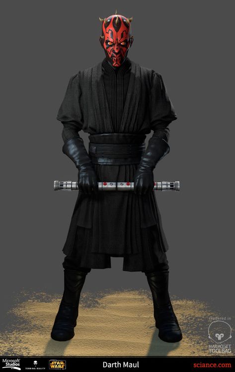 Star Wars - sciance Darth Maul Clone Wars, Darth Maul Costume, Sith Costume, Disfraz Star Wars, Dark Vader, Star Wars Villains, Movies Art, Arte Nerd, Star Wars Sith