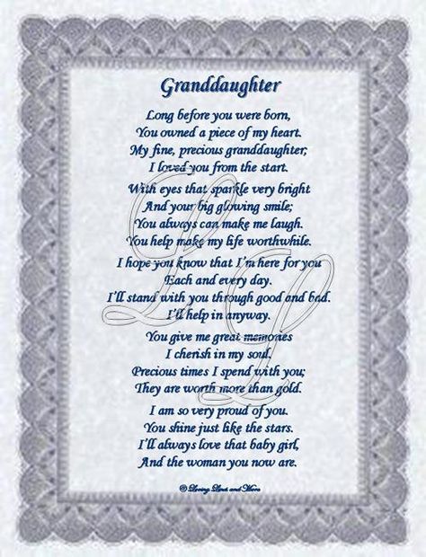 granddaughter poems from grandma | Granddaughter poem is for the granddaughter that has always owned your ... Niece Poems, Uncle Poems, Daughter In Law Quotes, Brother Poems, Uncle Quotes, Granddaughter Quotes, Niece Quotes, Aunt Quotes, Sister Poems