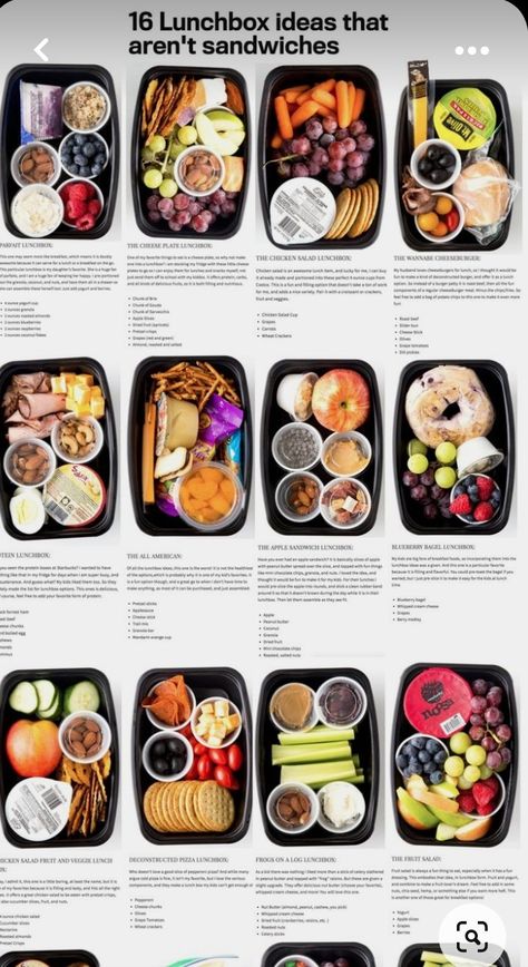 School Lunch Recipes, Healthy Lunch Snacks, Meal Prep Snacks, Healthy Dinner Recipes For Family, Healthy Lunch Meal Prep, Healthy School Lunches, Healthy School, Work Meals, Easy Healthy Meal Prep