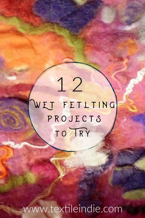 Wet Felting Tutorial, Felting Diy, Felted Bowls, Wet Felting Projects, Needle Felting Diy, Wool Felt Projects, Felt Coasters, Felted Wool Crafts, Felt Beads