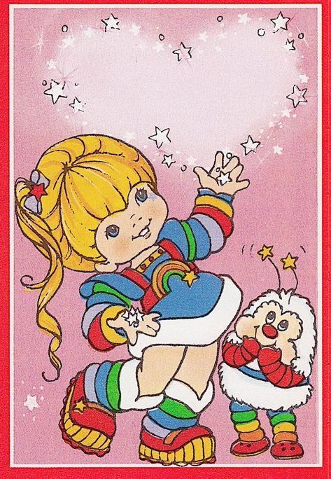 1983 Rainbow Brite Valentine 80 Cartoons, Rainbow Pin, 80s Cartoon, Cartoon Tv Shows, 90s Cartoons, Rainbow Bright, Saturday Morning Cartoons, 80s Cartoons, Cartoon Tattoos