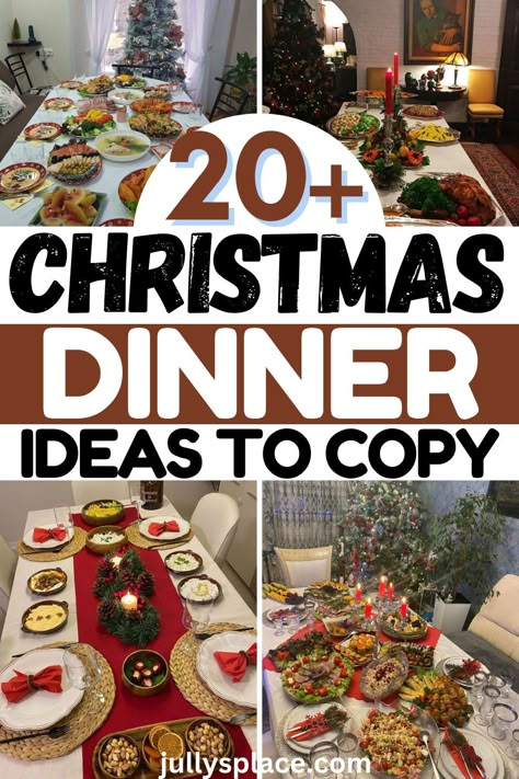 Christmas dinner ideas, christmas dinner, christmas food ideas, christmas menu ideas, Christmas dinner table settings Christmas Meal Set Up, Friend Christmas Dinner Ideas, Christmas Dinner Serving Ideas, Christmas Dinner Must Haves, Creative Christmas Dinner Ideas, Dinner Ideas For Christmas Party, Extra Seating For Holiday Dinner, Ideas For Christmas Dinner Families, Christmas Eating Ideas