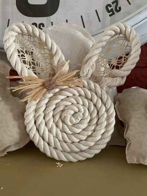 Burlap Rope Crafts, Crochet Spring Craft Fair Ideas, Spring Decor Dollar Store Diy Projects, Painting Wooden Easter Eggs, Easter Topiary Diy, Easter Projects For Adults, Boho Spring Decor, Spring Crafts For Adults, Easter Crafts To Sell