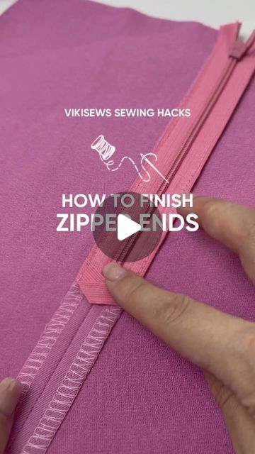 🧷 Trendy PDF sewing patterns on Instagram: "Do you know how to finish the end of an invisible zipper?  1. Attach the zipper to your garment and make sure there is some excess length at the end of the zipper. 2. Cut off the excess down to 6–7 cm (about 2 3/4”). 3. Cut along the zipper teeth, stopping 2 cm (3/4”) short of the marked zipper end. Cut off the zipper teeth leaving the tape intact. 4. Seal the tape edges with a lighter. 5. Fold the tape edges over the zipper end, placing one on top of the other. Press for convenience. Fold the remaining edges under the seam allowances and cut off the excess. 6. Secure by machine-stitching along the edges of the seam allowances.  The result will look nice and neat 👌  Is sewing an invisible zipper a piece of cake for you or is it an intimidating Quilting Quotes, Trendy Sewing Projects, Machine Stitching, Sew Zipper, Sewing Tutorials Clothes, A Piece Of Cake, Indie Sewing Patterns, Diy Sewing Pattern, Sewing Class