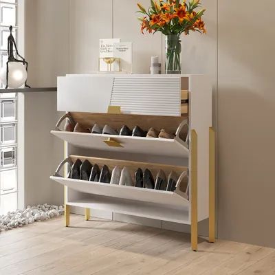 Simple Door Design, Shoe Storage Narrow, Shoe Rack Cabinet Design, Shoe Storage Cabinet With Doors, Shoe Cabinet Design, Shoe Drawer, Shoe Cabinet Entryway, Shoe Organizer Entryway, Simple Dressing