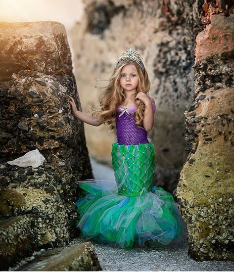 Mermaid Dress Kids, Mermaid Birthday Party Dress, Mermaid Dress For Kids, Mermaid Costume Kids, Party Dress For Kids, Party Dress Kids, Mermaid Party Dress, Mermaid Birthday Outfit, Kids Party Ideas