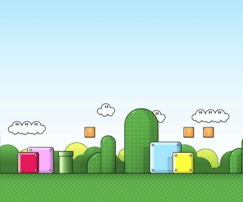 Scenery Anime Clouds, Cartoons Wallpaper, Mario Room, Gif Wallpaper, Super Mario World, Whatsapp Wallpaper, Mario Art, Beautiful Background, Game Background