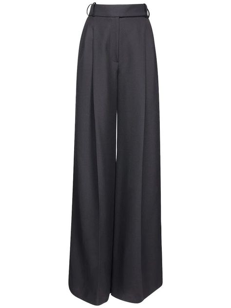 Formal Pants Women, Wide Leg Pants Black, Mommy Outfits, Casual Hijab Outfit, Alexandre Vauthier, Classy Work Outfits, Muslimah Fashion Outfits, Looks Black, Causual Outfits