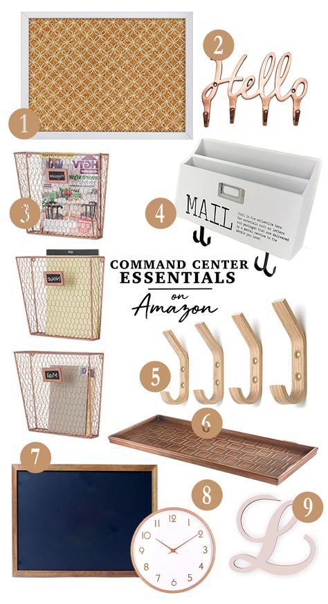 Homeschool Command Center Wall, Ikea Command Center Hacks, Command Center Amazon, Living Room Command Center, Entry Way Command Center, Farmhouse Family Command Center Ideas, Boho Command Center Ideas, Kitchen Command Center Wall Small Spaces, Rustic Command Center