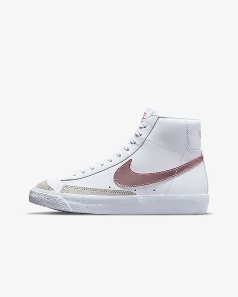 Nike Blazer Mid 77 White, Diamond Quotes, Nike Shoes High Tops, Girls Basketball Shoes, Nike Blazers, Nike Blazer Mid 77, Nike Blazer Mid, Nike Blazers Mid, Cute Nike Shoes