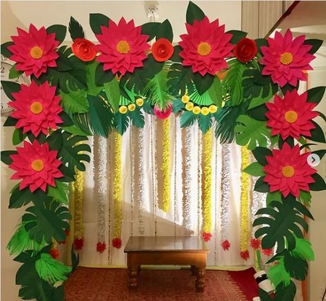 27 Best Trending Ganesh Chaturthi Decoration Ideas for home 2019 Ugadi Decorations At School, Ganesh Chaturthi Decoration At School, Janamashtmi Decoration Ideas In School, Best Ganpati Decoration At Home, Ganapati Decoration At Home, Chaturthi Decoration Ideas, Ganesh Chaturthi Decoration Ideas, Eco Friendly Ganpati Decoration, Ganpati Decoration Theme