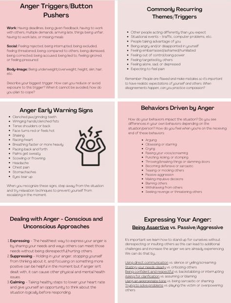 Strategies for Managing Anger: Anger Management, Decreasing Frustration, Increasing Tolerance, Feeling Happier, and Overcoming Challenges - Etsy Australia Anger Coping Strategies, Anger Release Activities, How To Manage Anger, Anger Management Activities For Adults, Anger Management Activities For Teens, Anger Strategies, Anger Management Games, Family Therapy Activities, Managing Anger