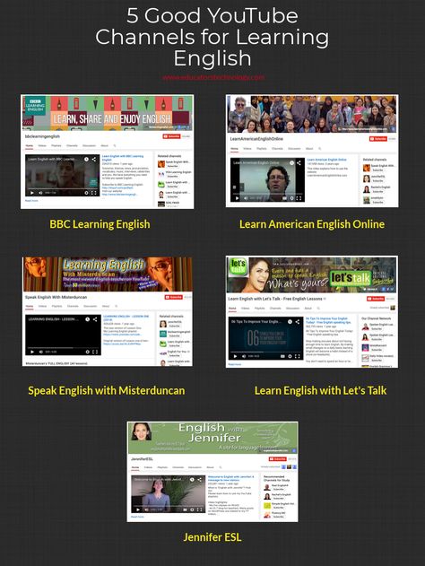 Educational YouTube Channels to Help Students Learn English Youtube Channel To Learn English, Best English Movies, Educational Youtube Channels, Increase Knowledge, Ell Students, Korean Lessons, English Channel, Learning English Online, Digital Citizenship