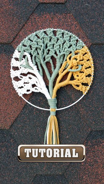 Macrame Tree Of Life With Crystals, Macrame Tree Branch, Tree Macrame Tutorial, Tree Of Life Macrame Tutorial, Macrame Tree Of Life Tutorial How To Make, Diy Macrame Tree Of Life Tutorial, Tree Of Life Macrame Pattern Tutorial, Macrame Tree Of Life Tutorial, Tree Of Life Diy