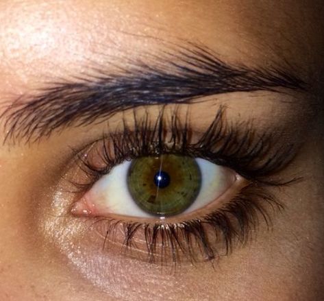 Natural Long Eyelashes, Hazel Green Eyes, Pretty Nose, Beautiful Eyes Color, Hazel Green, Long Eyelashes, Thick Eyebrows, Eye Photography, Aesthetic Eyes