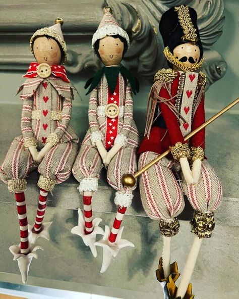 Christmas Faries, Tilda Angel, Fairy Collection, Nutcracker Characters, Dolls Handmade Diy, Fairy Art Dolls, Bendy Doll, Clothespin Dolls, Angel Doll