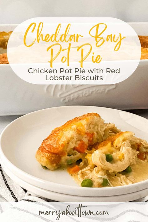 If you love the rich and comforting taste of Cheddar Bay Biscuits, then you’ll absolutely adore this Chicken Pot Pie with Red Lobster Biscuits. This recipe is the epitome of comfort food! Best Chicken Pot Pie With Biscuits, Chicken Pot Pie With Red Lobster Cheddar Bay Biscuits, Chicken With Cheddar Bay Biscuits, Chicken Pot Pie Bake Red Lobster Biscuits, Cheddar Bay Biscuits Chicken Pot Pie Casserole, Red Lobster Cheddar Bay Biscuit Chicken Pot Pie, Chicken Pot Pie Bake With Cheddar Bay Biscuits, Chicken Pot Pie Casserole Cheddar Bay, Red Lobster Biscuit Mix Chicken Pot Pie