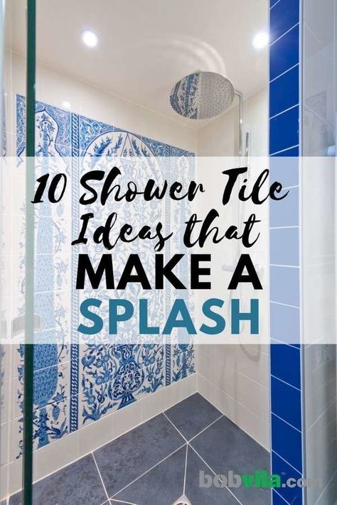 Bathroom Mosaic Tile Ideas, Shower Redo, Shower Accent Tile, White Shower Tile, Mosaic Shower Tile, Blue Shower Tile, Gray Shower Tile, Marble Shower Tile, Glass Shower Wall