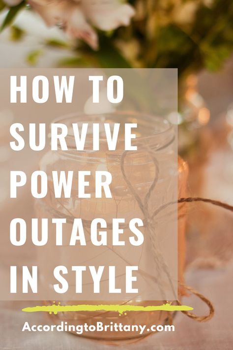 Have you ever thought about what you would do without power? Would you be alright? Take a look at how I survive power outages in style. Power Outage. Power outage kit. Power outage tips. Things To Do With No Power, No Power Hacks, Things To Do When The Power Is Out, Power Outage Hacks, Power Outage Kit, Power Outage Tips, Survival Skills Emergency Preparedness, Homestead Ideas, Spice Set