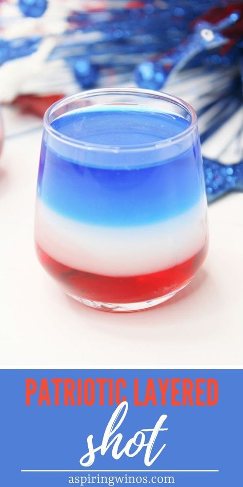 4th of July layered shots | Rum Based Shots | Patriotic Shots | Red, White, and Blue Shots | 4th of July Ideas #RedWhiteBlue #FourthOfJuly #RumBasedShots #4thOfJulyLayeredShots #LayeredShots Red White And Blue Shots, 4th Of July Shots, Rum Shots, 4th Of July Ideas, Layered Shots, Fourth Of July Drinks, Patriotic Cocktails, 4th Of July Cocktails, Blue Shots