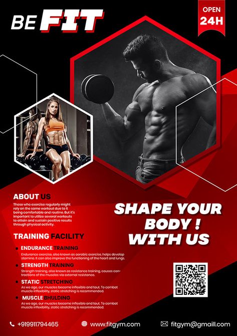 Personal Trainer Flyer Design, Personal Trainer Poster, Gym Banner Design, Gym Flyer, Gym Designs, Gym Banner, Crayola Coloring Pages, Fitness Flyer, Cold Email