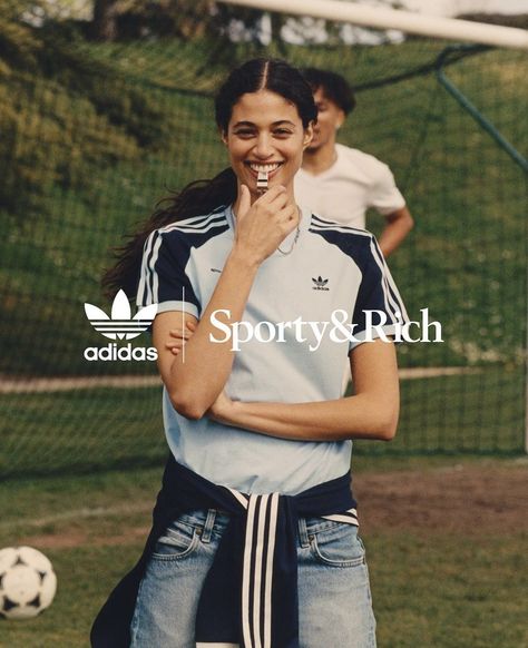 Sporty And Rich Campaign, Adidas Photoshoot, Sport Editorial, Adidas Ad, 90s Sport, Sports Campaign, Sports Fashion Editorial, The Carlyle, Soccer Photography