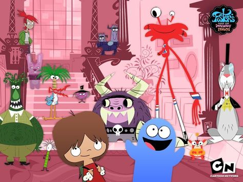 Fosters Home For Imaginary Friends Wallpaper, Cartoon Network Viejo, Desk Painting, Home For Imaginary Friends, Billy Y Mandy, Foster Home For Imaginary Friends, Old Cartoon Network, Childhood Cartoons, 2000s Cartoons