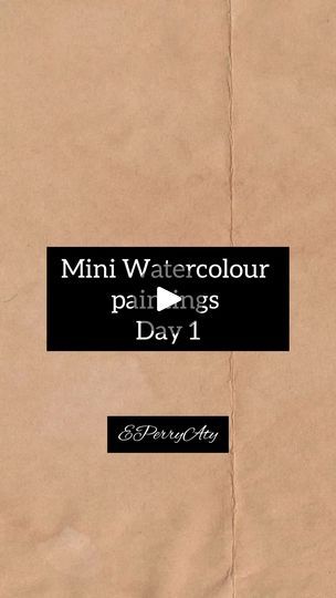 2.3K reactions · 148 shares | Mini watercolour paintings Day 1
.
#watercolor #watercolour #watercolourpainting #art #painting #minipainting #miniature #tinypainting #miniart | Eloise Perry Art | Jurrivh · Wait Miniature Watercolor Paintings, Miniature Watercolor, Watercolor Lessons, Color Art, Watercolor Inspiration, Water Painting, Mini Paintings, Watercolor Techniques, Mini Art