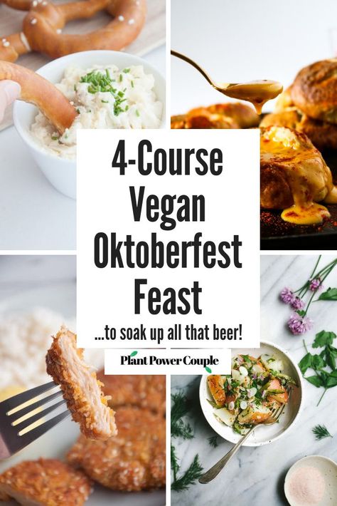 Vegan Oktoberfest, Vegan Hot Dog, Schnitzel Recipes, Vegan Paleo Recipes, Beer Cheese Soups, Oktoberfest Food, Veg Dishes, Vegan Holidays, Vegan Potato