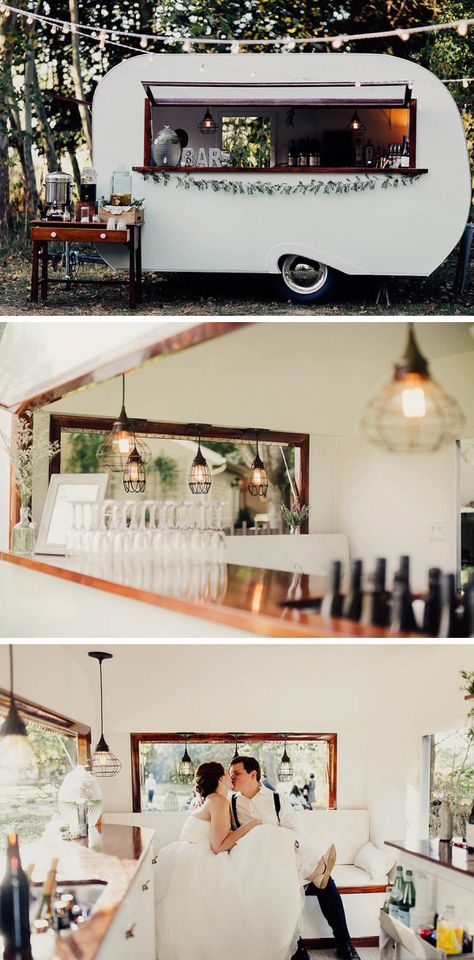 modern cuyhoga and eco friendly cleveland Wedding Bar Cart, Cone Sleeve, Vintage Outdoor Weddings, Foodtrucks Ideas, Fun Lighting, Drink Stations, Wedding Drink Station, Outdoor Country Wedding, Bar Station