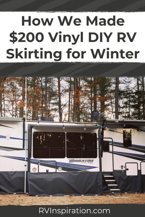 Rv Skirting, Rv Interior Remodel, Rv Dreams, Vinyl Skirting, Winter Retreat, Camper Organization, Diy Rv, Buying An Rv, Rv Renovations