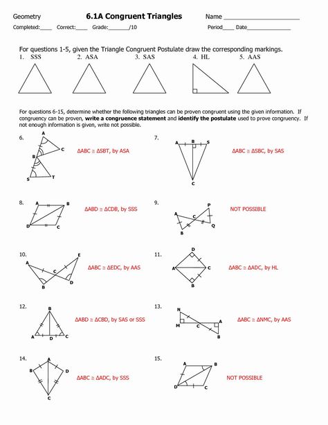 Proving Triangles Congruent Worksheet 50 Congruent Triangles Worksheet with Answer In 2020 with Triangle Congruence, Congruent Triangles, Geometry Proofs, Similar Triangles, Proverbs 30, Triangle Worksheet, Geometry Triangles, Coordinate Graphing, Geometry Worksheets