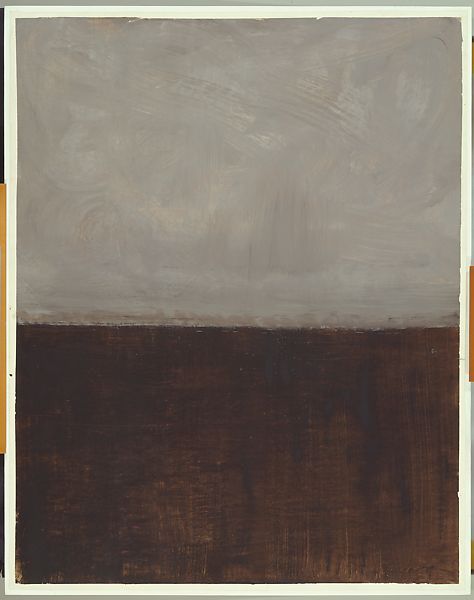 mark rothko: untitled (brown and gray) | 1969 | acrylic on paper | 153.4x121cm | metropolitan museum of art, new york Franz Kline Abstract Expressionism, Mark Rothko Paintings, Rothko Paintings, Famous Abstract Artists, Rothko Art, The Velvet Underground, Edouard Vuillard, Franz Kline, Wayne Thiebaud