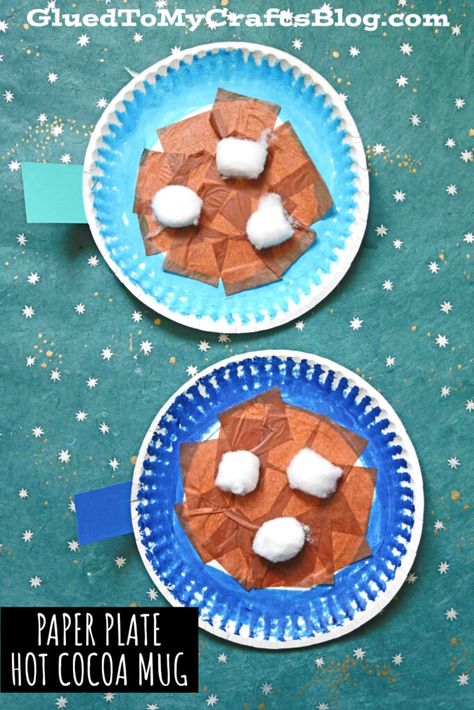 Winter Ideas Preschool, January Math Activities For Preschool, Winter Art Prek, Winter Crafts For Kindergarteners, January Preschool Art, Math Winter Activities Preschool, Winter Math Activities For Toddlers, Cocoa Mug Craft, Winter Animals Crafts