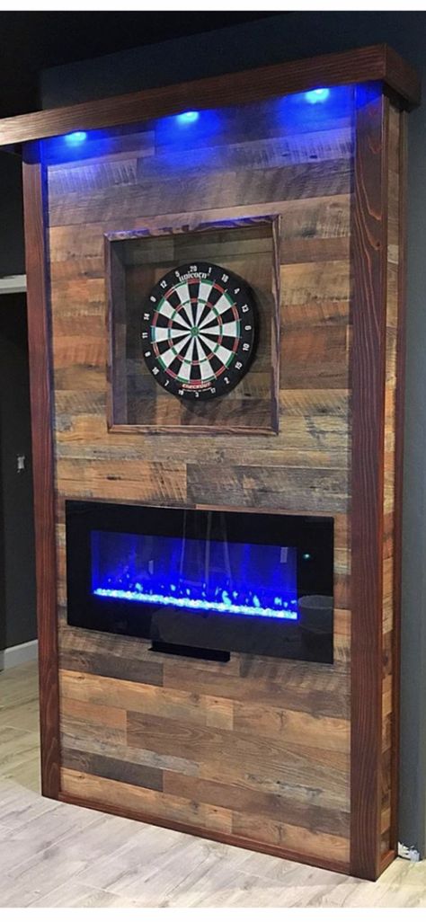 #dartboard #woodwork Hidden Dart Board Ideas, Man Cave Dart Board, Dartboard Wall, Diy Window Box Planter, Cork Dartboard, Dart Board Wall, Window Boxes Diy, Man Garage, Window Planter Boxes