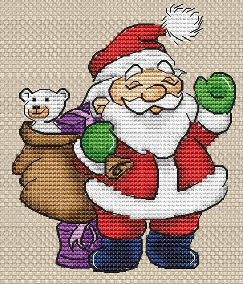 “Santa Claus” – free cross stitch pattern - The Space of Stitching - Free cross stitch patterns Free Santa Cross Stitch Patterns, Free Cross Stitch Pattern, Santa Cross Stitch, Free Cross Stitch Patterns, Cross Stitch Patterns Free, Free Cross Stitch, The Space, Cross Stitch Pattern, Stitch Pattern