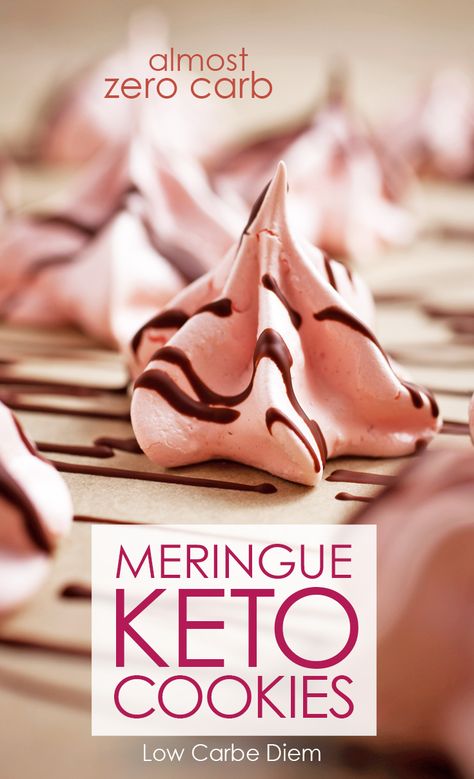 Keto Meringue, Low Calorie Cookies, Vegan Protein Bars, Keto Cookie Recipes, Postre Keto, Keto Christmas, Keto Candy, Keto Sweets, Zero Carb