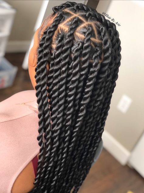 Jumbo Knotless Senegalese Twist, Large Twist Braids Black Women, Vanille Braids, Large Twist Braids, Big Twist Braids, Jumbo Twist Braids, Medium Twist Braids, Jumbo Senegalese Twists, Big Twist Braids Hairstyles