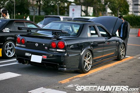 Car Spotlight>> 4-door R34 Gt-r - Speedhunters 4 Door Jdm Cars, R32 4 Door, R34 Sedan, 4 Door Cars, Nissan Gtr R32, Skyline Nissan, 4 Door Sports Cars, Nissan Gtr R34, R34 Skyline