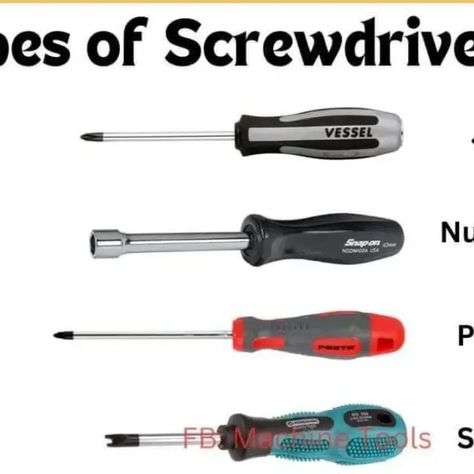 engineering study on Instagram: "Types of screw driver   #engineering_study #screwdriver #mechanicalengineering #electrical" Salvation Army Thrift Store, Screw Drivers, Salvation Army, Mechanical Engineering, Screwdriver, Thrift Store, Screw, Electricity, Engineering