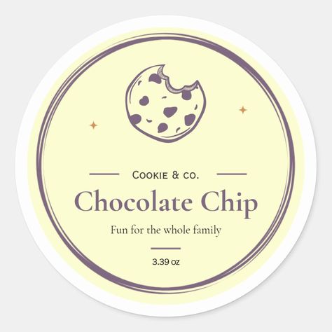 Food Label Sticker, Body Butter Labels, Mason Jars Labels, Customizable Labels, Dessert In A Jar, Round Labels, Candle Labels, Jar Labels, Food Labels