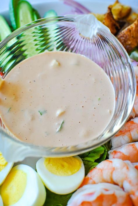 Shrimp Crab Louie Salad, Pappadeaux Seafood Cobb Salad, Seafood Salad Dressing Recipe, Shrimp Louis Salad, Shrimp Crab Salad, Carrabas Salad Dressing, Shrimp Louie Salad Recipe, Seafood Salad Dressing, Shrimp Salad Dressing Recipes