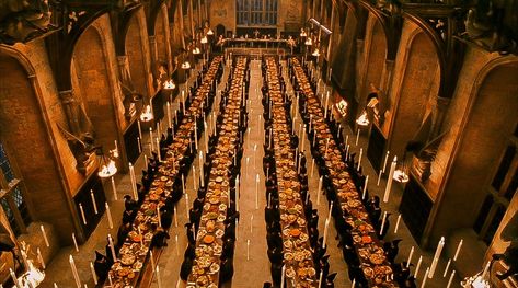 Hogwarts Interior, Story Script, Hogwarts Great Hall, Gryffindor Aesthetic, Hufflepuff Aesthetic, The Great Hall, Buku Harry Potter, Hogwarts Castle, Hogwarts Aesthetic