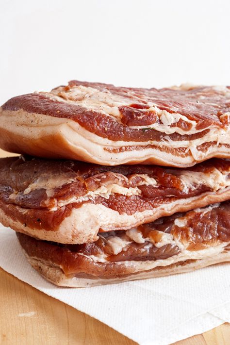 Smoked Bacon Recipes, Curing Bacon, Smoked Ham Recipe, Cured Meat Recipes, Applewood Bacon, Meat Slicer, Smoked Meat Recipes, Homemade Sausage, Charcuterie Recipes