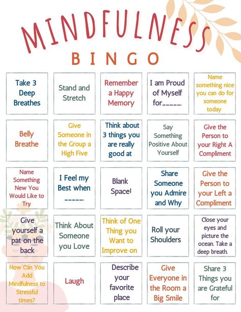 Games For Coping Skills, Life Skills Group Therapy, Group Therapy Bingo, Group Coping Skills Activities, Mindfulness Activities For Group Therapy, Relaxation Group Activities, Outdoor Counseling Activities, Health And Well Being Activities, Easter Group Therapy Activities