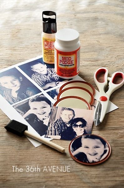 Mason Jar Lids Crafts, Jar Lid Crafts, Picture Magnets, Creation Photo, Canning Lids, Wine Bottle Diy Crafts, Mason Jar Crafts Diy, Wine Bottle Diy, Mason Jar Lids