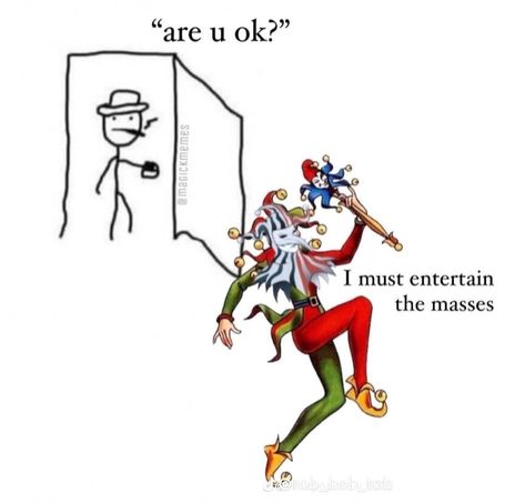 Types Of Clowns Chart, Jester Memes, Jester Core, Jester Aesthetic, Are U Ok, Jester Art, Clown Meme, Clown Aesthetic, Clown Pics