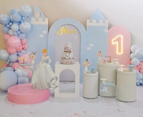 Cinderella Theme Birthday Party, Cinderella Backdrop, Disney Princess Backdrop, Cinderella Birthday Theme, Cinderella Party Theme, Cinderella Party Decorations, Cinderella Baby Shower, Princess Backdrops