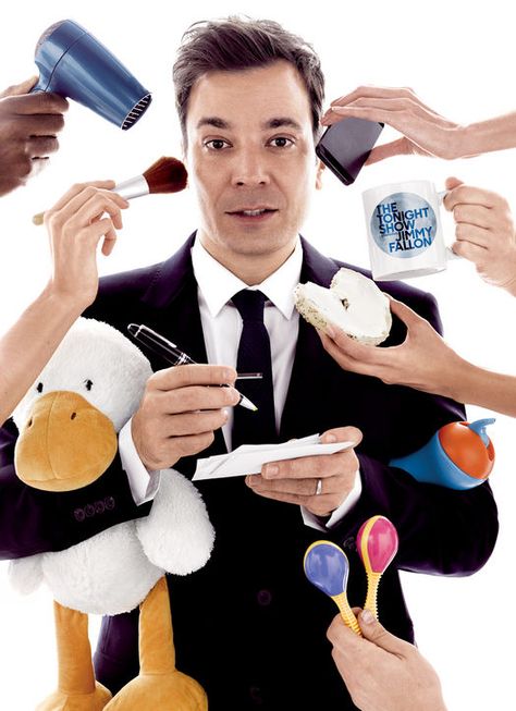 Jimmy Fallon on Tonight Show and Daughter Winnie Rose Jimmy Fallon Justin Timberlake, Bill Nighy, James Thomas, Bob Kane, Late Night Show, Business Photoshoot, Tina Fey, Icarly, Tv Show Quotes